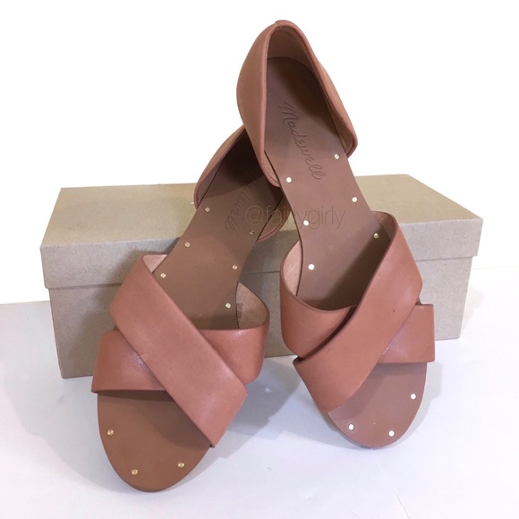 Madewell Shoes - ✨ SALE Madewell Thea Crisscross Sandals Dried Rose